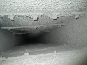 dirty air ducts full of dust