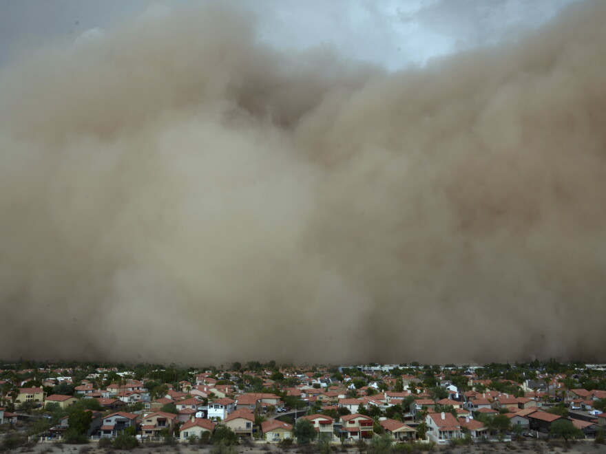 dust storm in Arizona